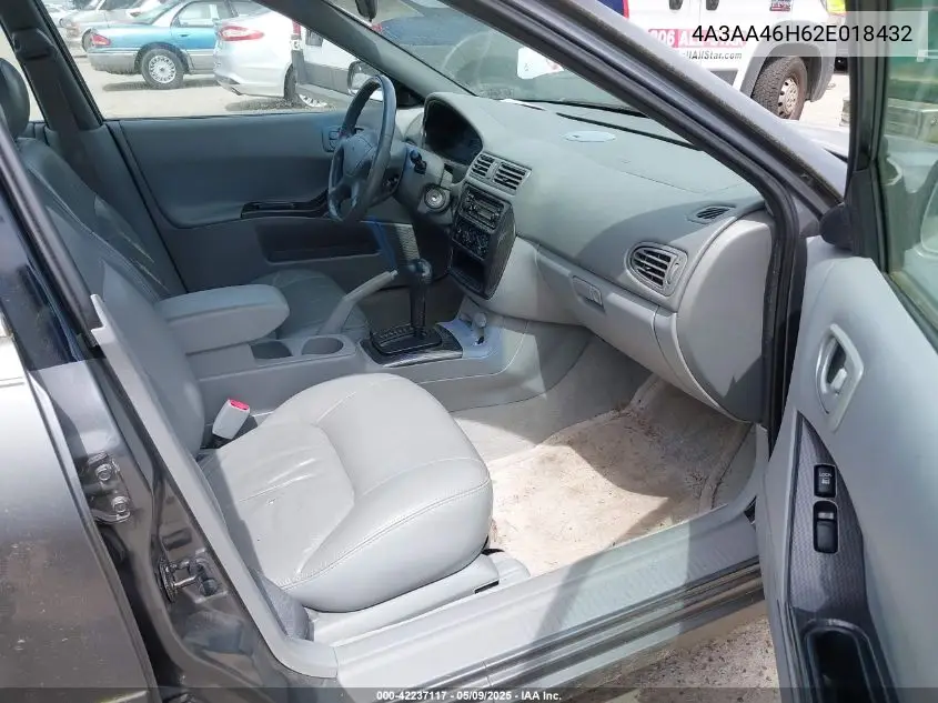 2002 Mitsubishi Galant Es V6/Gtz/Ls V6 VIN: 4A3AA46H62E018432 Lot: 42237117