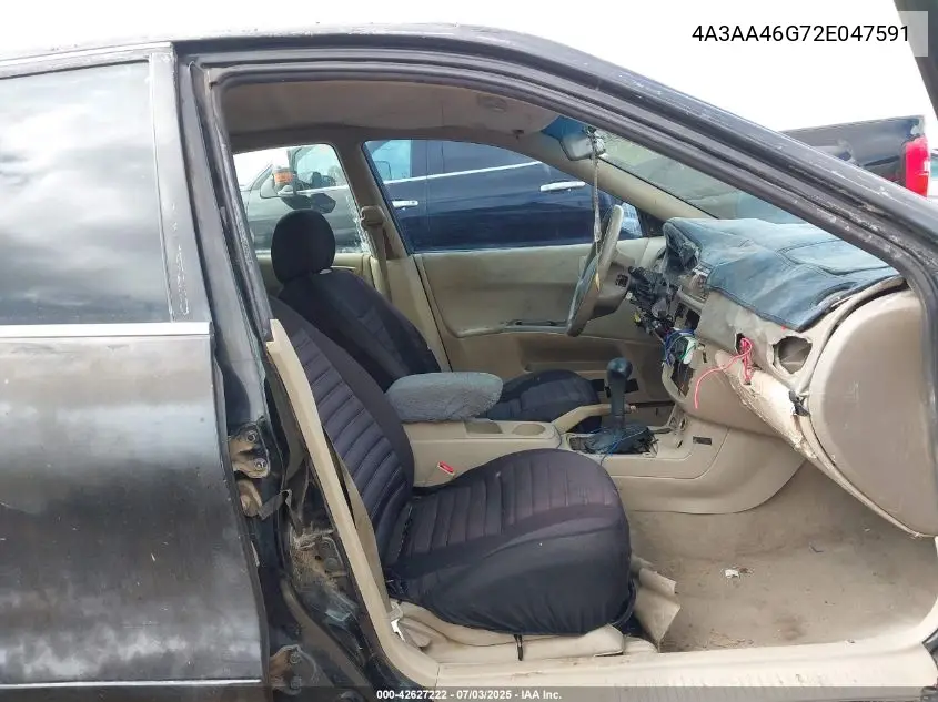 2002 Mitsubishi Galant Es/Ls VIN: 4A3AA46G72E047591 Lot: 42627222