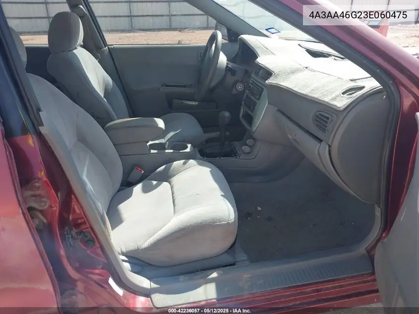 2003 Mitsubishi Galant Es/Ls VIN: 4A3AA46G23E060475 Lot: 42236057