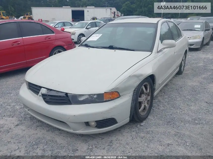 2003 Mitsubishi Galant Es/Ls VIN: 4A3AA46G73E101666 Lot: 42612469