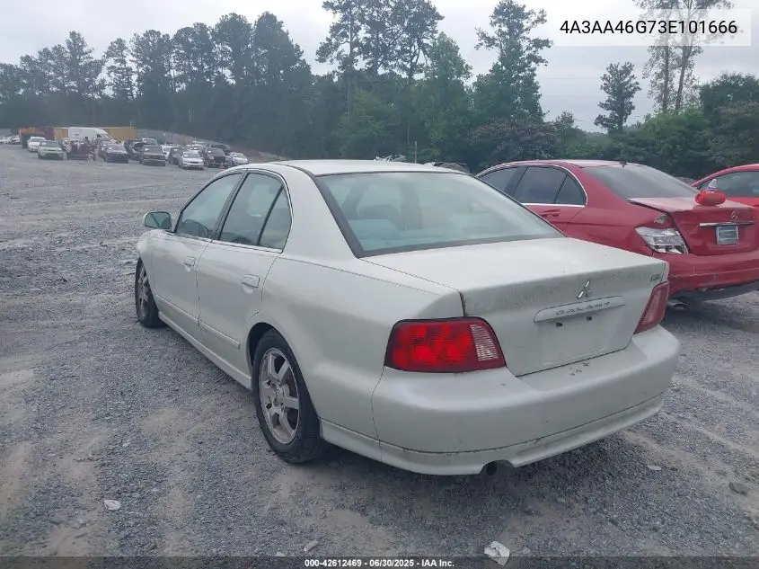 2003 Mitsubishi Galant Es/Ls VIN: 4A3AA46G73E101666 Lot: 42612469