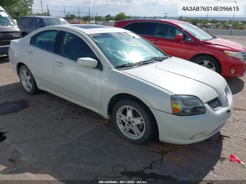 2004 Mitsubishi Galant Gts VIN: 4A3AB76S14E096615 Lot: 42489462