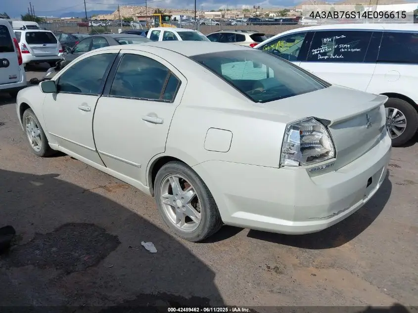 2004 Mitsubishi Galant Gts VIN: 4A3AB76S14E096615 Lot: 42489462