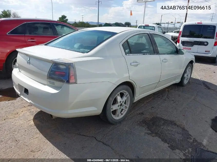 2004 Mitsubishi Galant Gts VIN: 4A3AB76S14E096615 Lot: 42489462