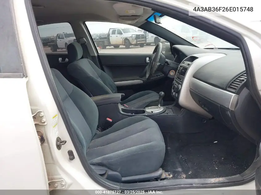 2006 Mitsubishi Galant Es/Se VIN: 4A3AB36F26E015748 Lot: 41875727