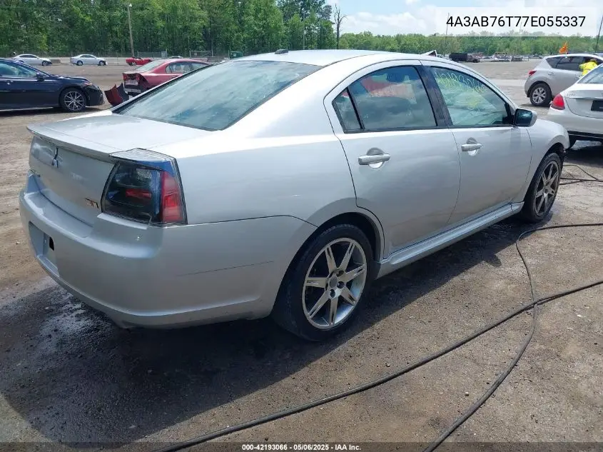 2007 Mitsubishi Galant Ralliart VIN: 4A3AB76T77E055337 Lot: 42193066
