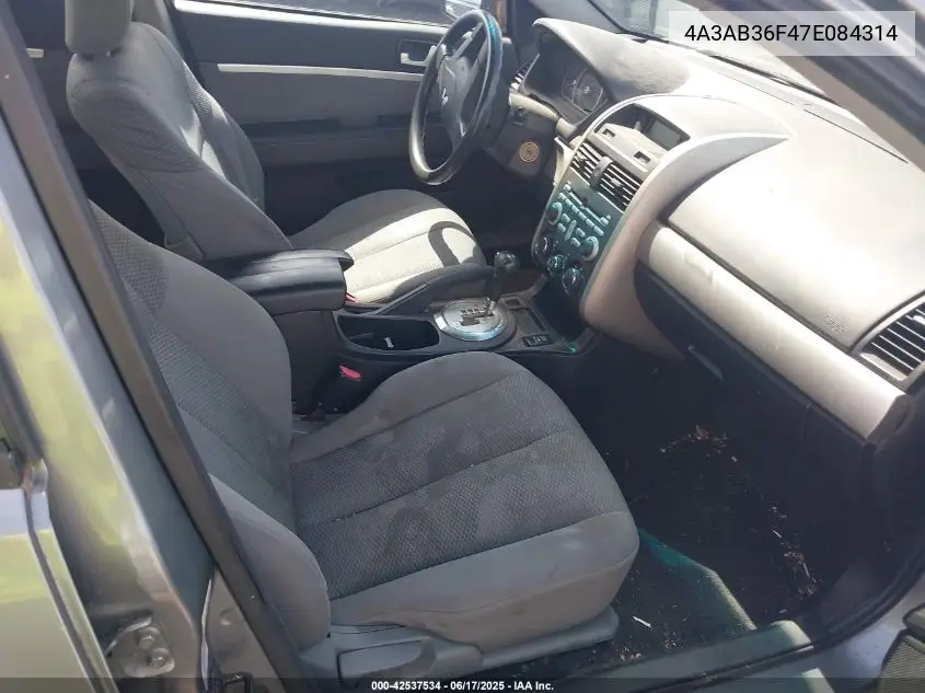 2007 Mitsubishi Galant Es/Se VIN: 4A3AB36F47E084314 Lot: 42537534
