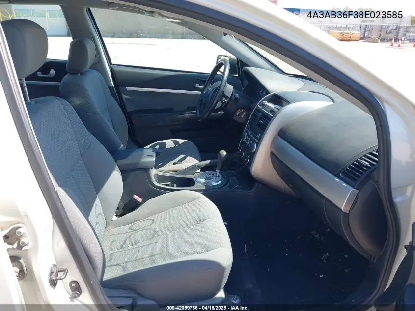 2008 Mitsubishi Galant Es VIN: 4A3AB36F38E023585 Lot: 42059756