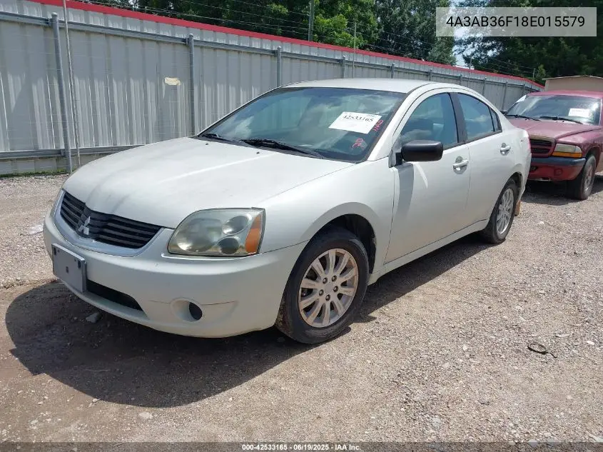 2008 Mitsubishi Galant Es VIN: 4A3AB36F18E015579 Lot: 42533165