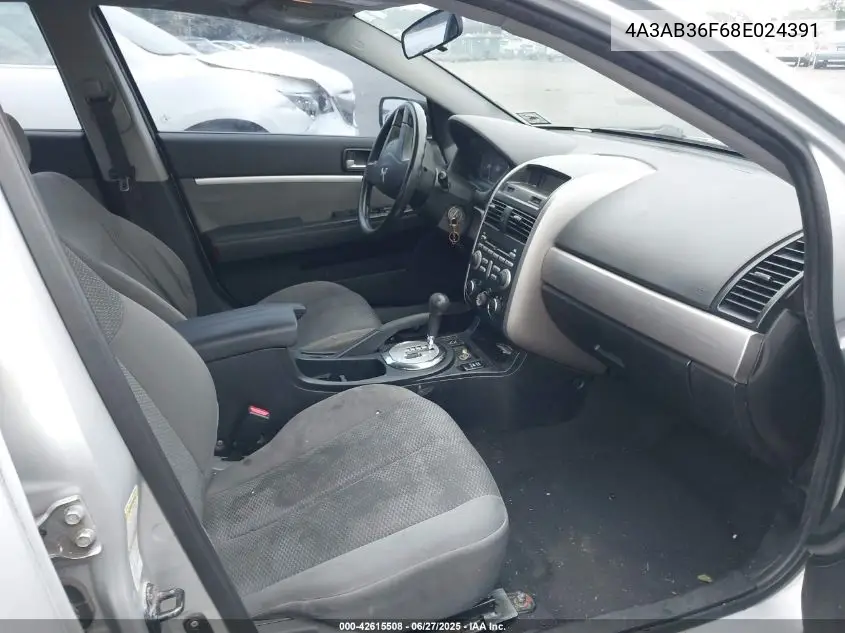 2008 Mitsubishi Galant Es VIN: 4A3AB36F68E024391 Lot: 42615508