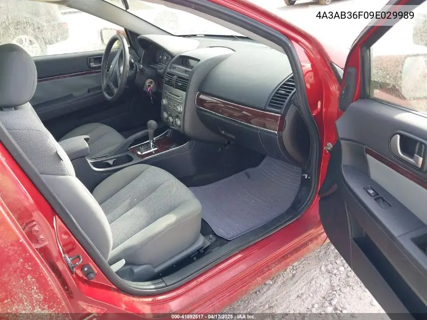 2009 Mitsubishi Galant Es/Sport Edition VIN: 4A3AB36F09E029989 Lot: 41892517