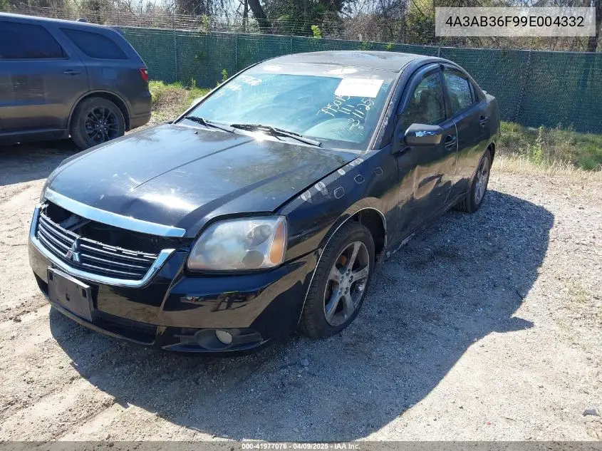 2009 Mitsubishi Galant Es/Sport Edition VIN: 4A3AB36F99E004332 Lot: 41977076