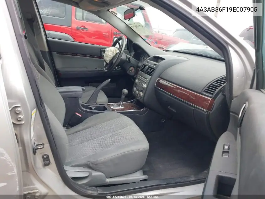 2009 Mitsubishi Galant Es/Sport Edition VIN: 4A3AB36F19E007905 Lot: 42249625