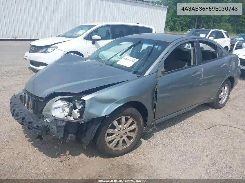 2009 Mitsubishi Galant Es/Sport Edition VIN: 4A3AB36F69E030743 Lot: 42484040