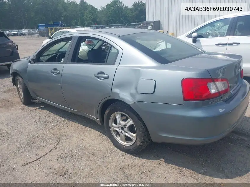 2009 Mitsubishi Galant Es/Sport Edition VIN: 4A3AB36F69E030743 Lot: 42484040