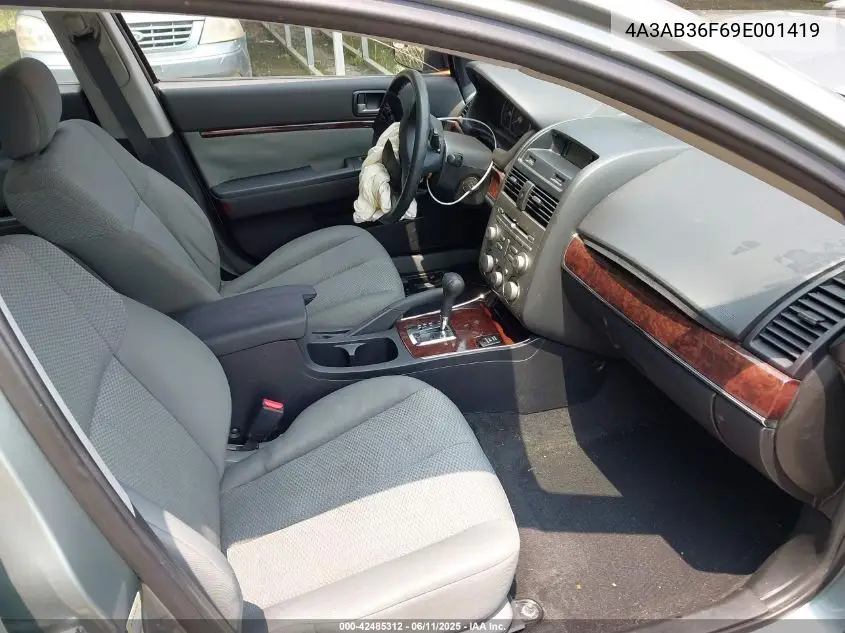 2009 Mitsubishi Galant Es/Sport Edition VIN: 4A3AB36F69E001419 Lot: 42485312