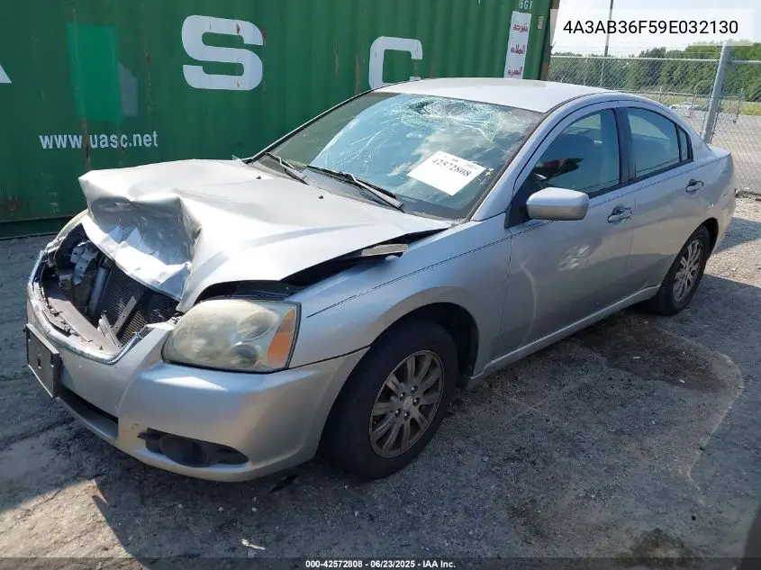 2009 Mitsubishi Galant Es/Sport Edition VIN: 4A3AB36F59E032130 Lot: 42572808