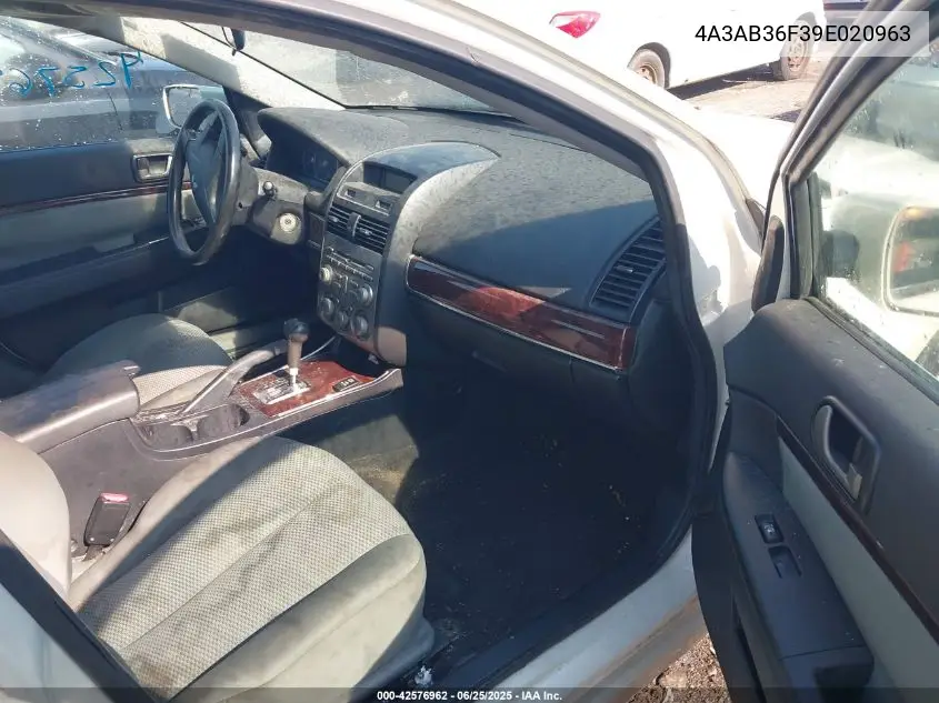 2009 Mitsubishi Galant Es/Sport Edition VIN: 4A3AB36F39E020963 Lot: 42576962