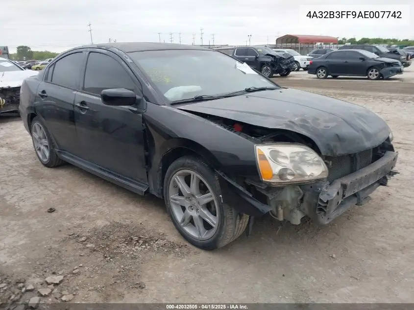 2010 Mitsubishi Galant Es/Se VIN: 4A32B3FF9AE007742 Lot: 42032505