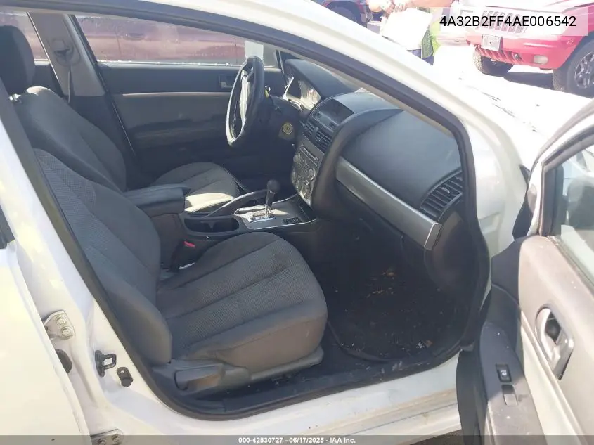 2010 Mitsubishi Galant Fe VIN: 4A32B2FF4AE006542 Lot: 42530727