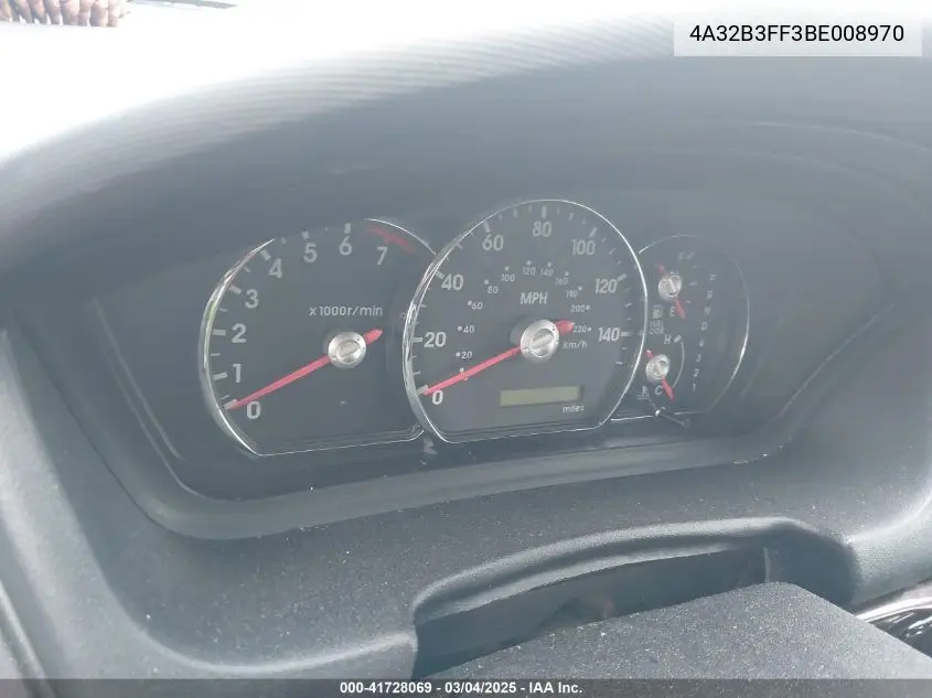 2011 Mitsubishi Galant Es/Se VIN: 4A32B3FF3BE008970 Lot: 41728069
