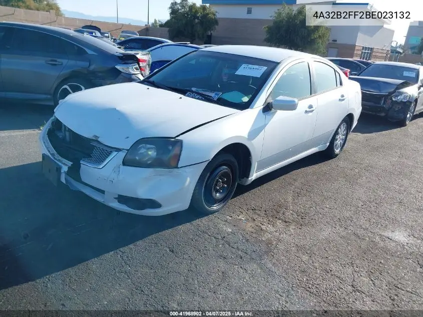 2011 Mitsubishi Galant Fe VIN: 4A32B2FF2BE023132 Lot: 41968902