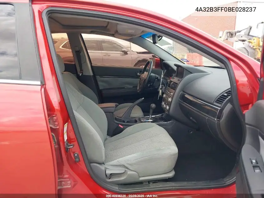 2011 Mitsubishi Galant Es/Se VIN: 4A32B3FF0BE028237 Lot: 42236328