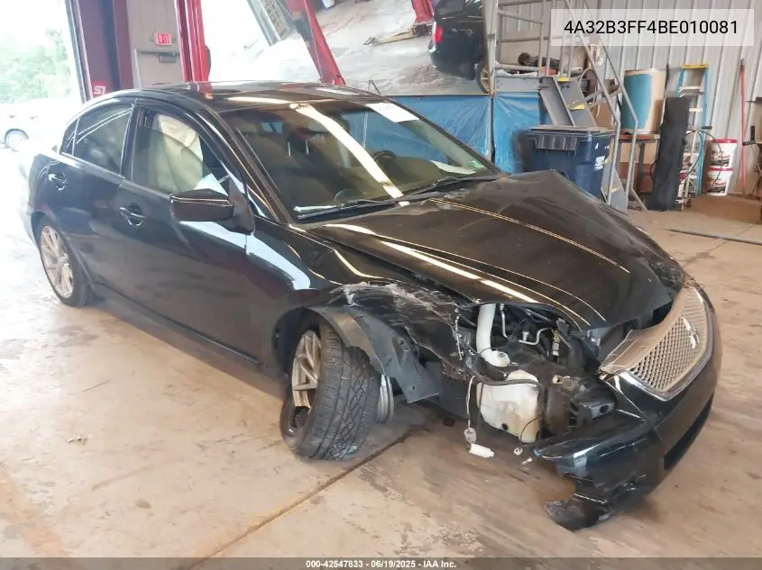 2011 Mitsubishi Galant Es/Se VIN: 4A32B3FF4BE010081 Lot: 42547833