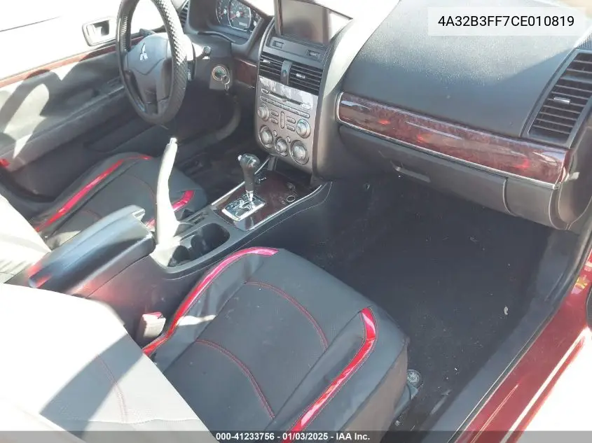 2012 Mitsubishi Galant Es/Se VIN: 4A32B3FF7CE010819 Lot: 41233756