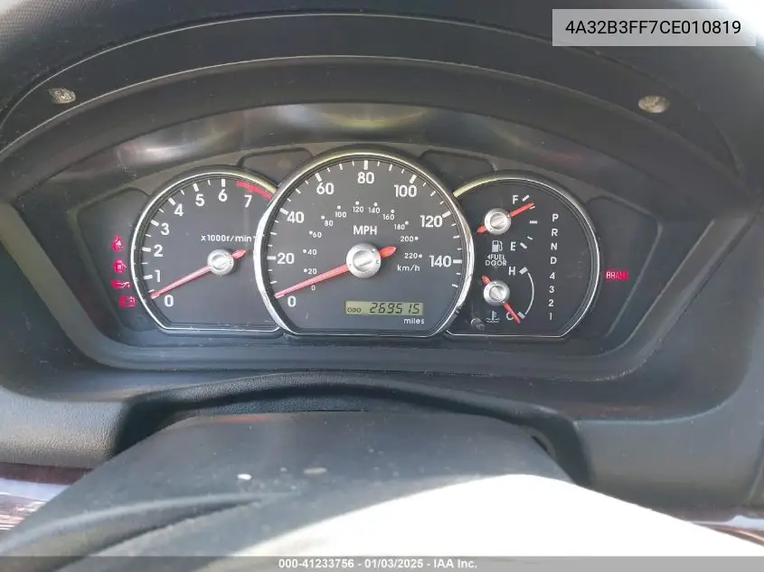 2012 Mitsubishi Galant Es/Se VIN: 4A32B3FF7CE010819 Lot: 41233756