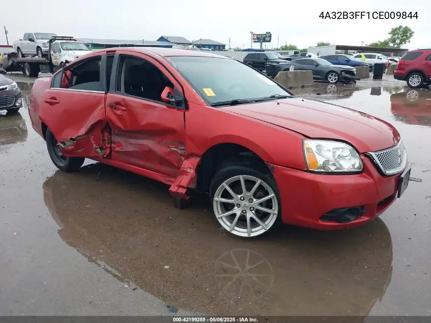 2012 Mitsubishi Galant Es/Se VIN: 4A32B3FF1CE009844 Lot: 42199259