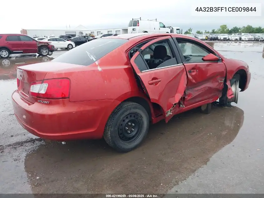 2012 Mitsubishi Galant Es/Se VIN: 4A32B3FF1CE009844 Lot: 42199259