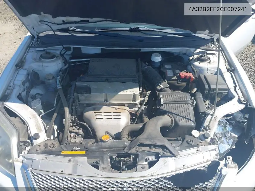 2012 Mitsubishi Galant Fe VIN: 4A32B2FF2CE007241 Lot: 42438828