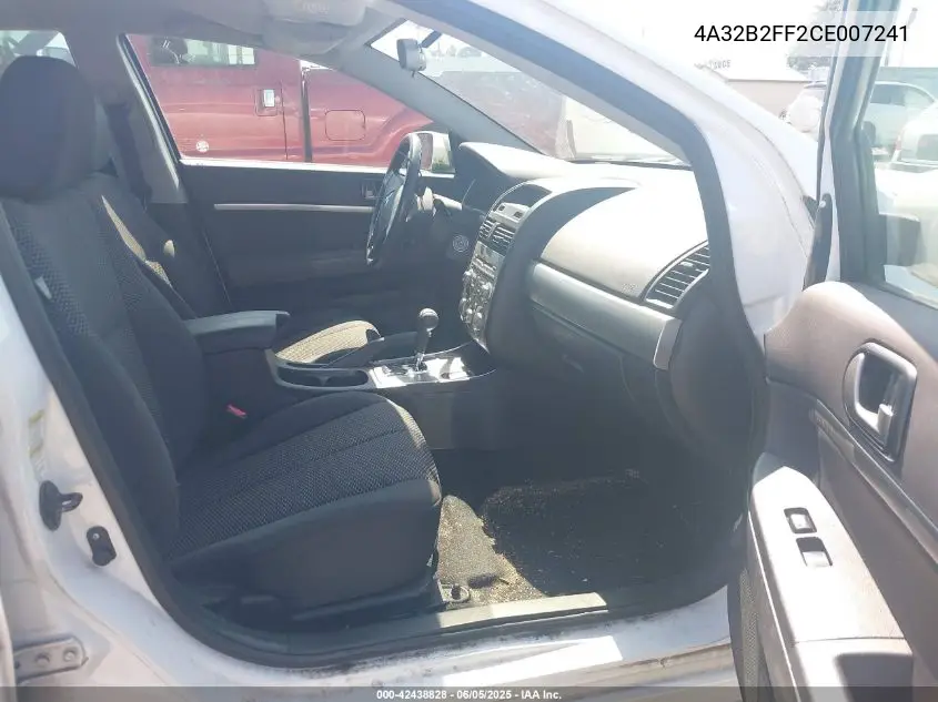 2012 Mitsubishi Galant Fe VIN: 4A32B2FF2CE007241 Lot: 42438828