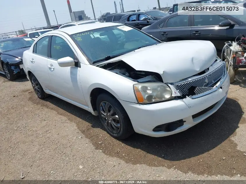 2012 Mitsubishi Galant Es/Se VIN: 4A32B3FF6CE015073 Lot: 42460773
