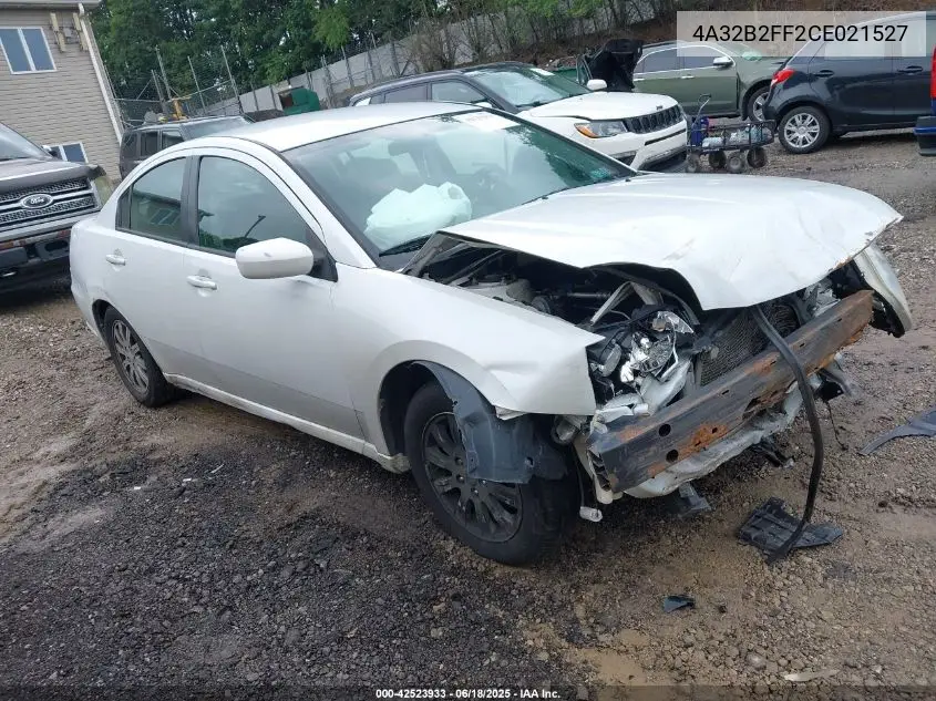 2012 Mitsubishi Galant Fe VIN: 4A32B2FF2CE021527 Lot: 42523933