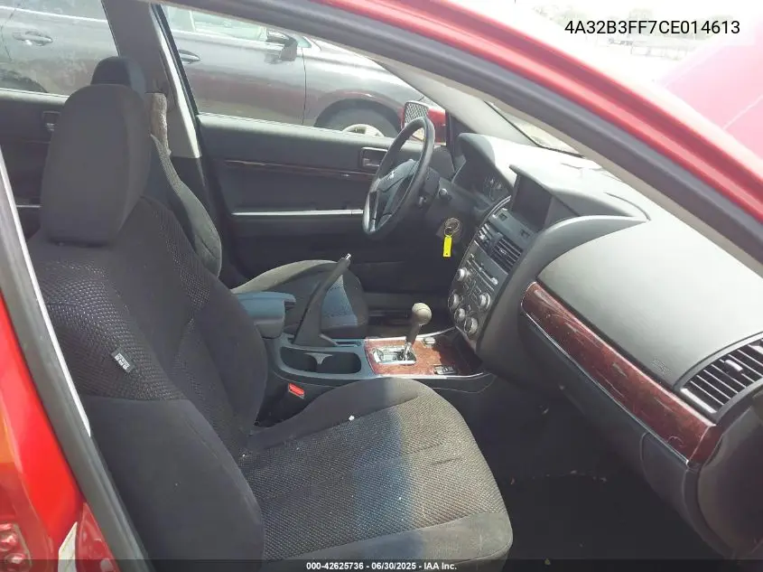 2012 Mitsubishi Galant Es/Se VIN: 4A32B3FF7CE014613 Lot: 42625736