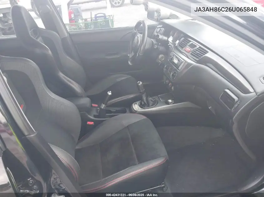 2006 Mitsubishi Lancer Evolution Ix/Mr VIN: JA3AH86C26U065848 Lot: 42431331