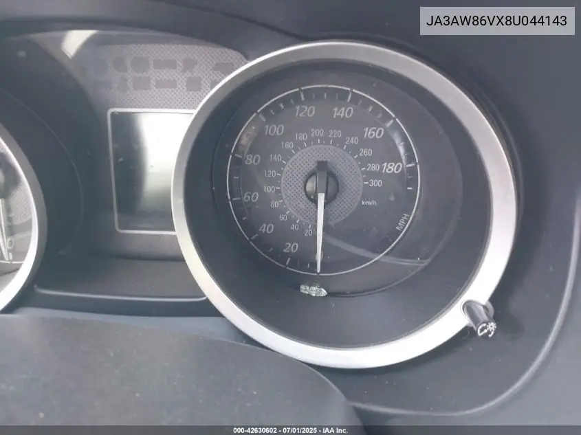 2008 Mitsubishi Lancer Evolution Gsr VIN: JA3AW86VX8U044143 Lot: 42630602