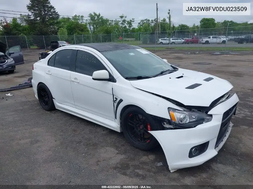 2013 Mitsubishi Lancer Evolution Gsr VIN: JA32W8FV0DU023509 Lot: 42222552