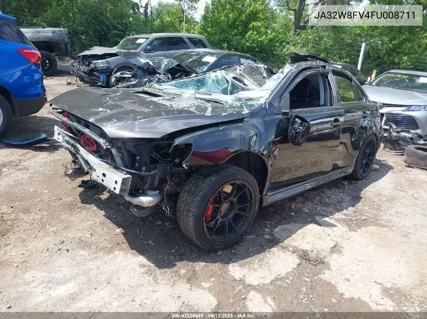 2015 Mitsubishi Lancer Evolution Gsr VIN: JA32W8FV4FU008711 Lot: 42535459
