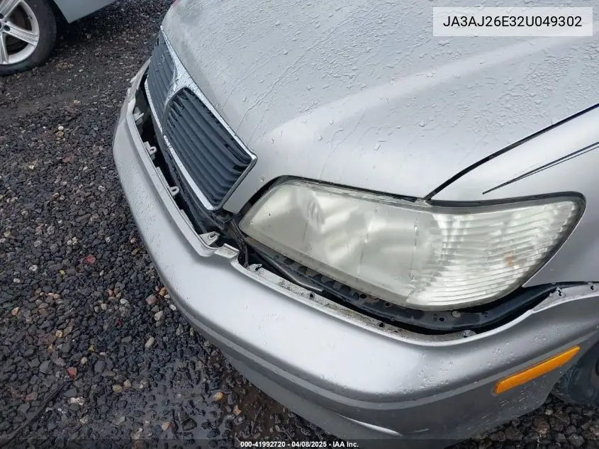 2002 Mitsubishi Lancer Es VIN: JA3AJ26E32U049302 Lot: 41992720