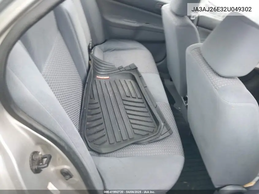 2002 Mitsubishi Lancer Es VIN: JA3AJ26E32U049302 Lot: 41992720