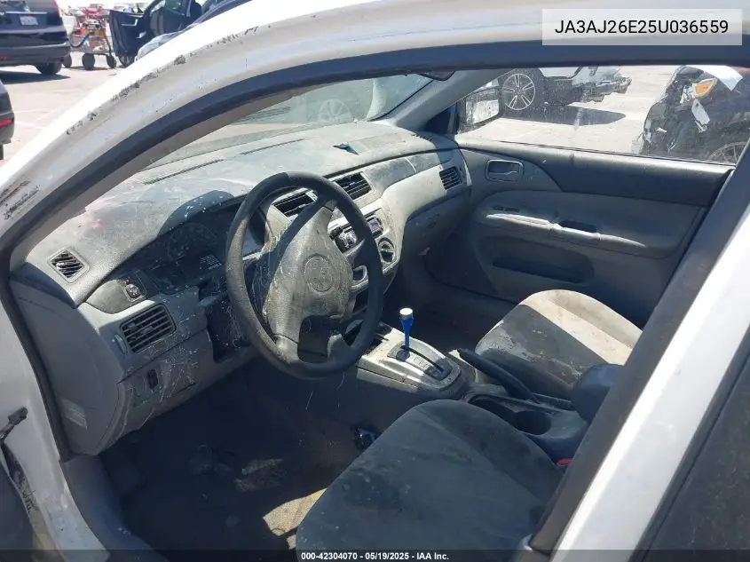 2005 Mitsubishi Lancer Es VIN: JA3AJ26E25U036559 Lot: 42304070