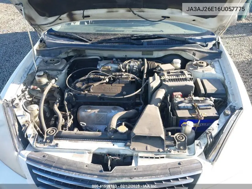 2006 Mitsubishi Lancer Es/Se VIN: JA3AJ26E16U057775 Lot: 41559133