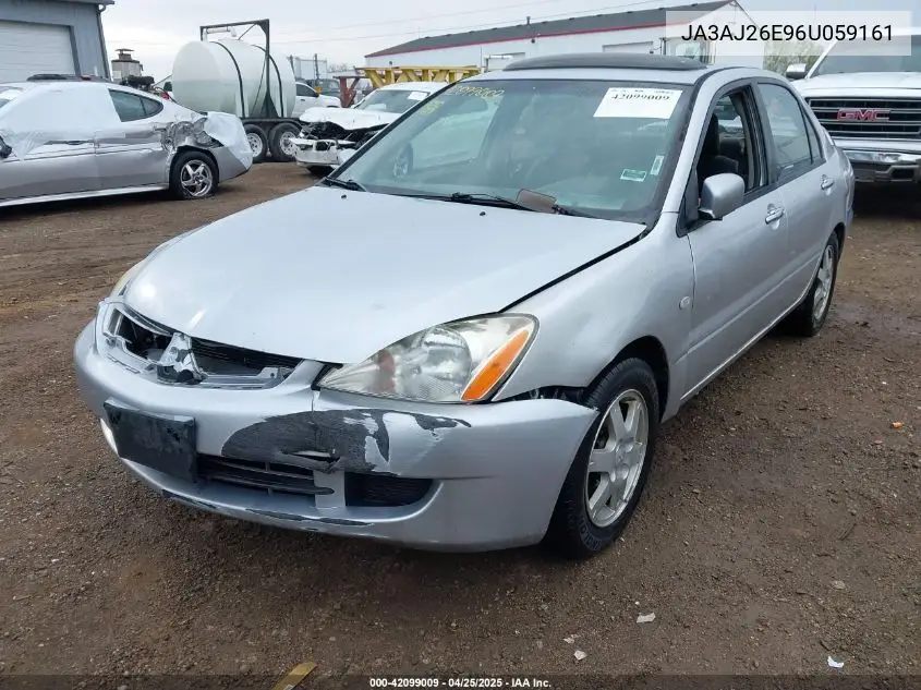 2006 Mitsubishi Lancer Es/Se VIN: JA3AJ26E96U059161 Lot: 42099009
