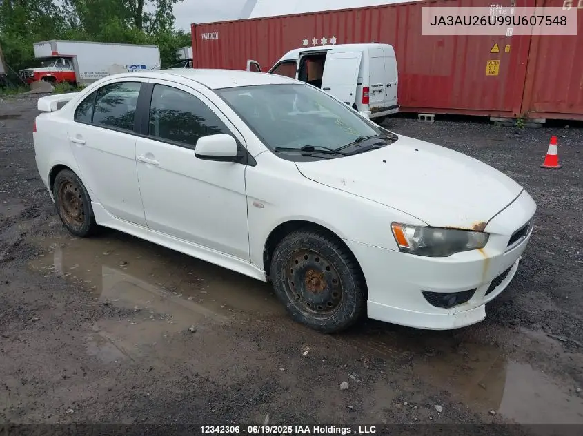 2009 Mitsubishi Lancer Es/Es Sport VIN: JA3AU26U99U607548 Lot: 12342306