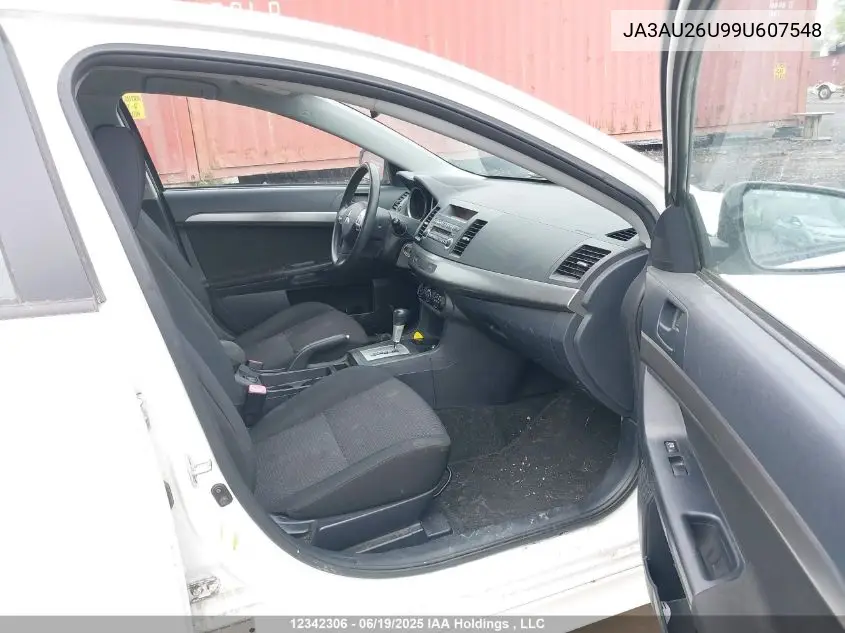 2009 Mitsubishi Lancer Es/Es Sport VIN: JA3AU26U99U607548 Lot: 12342306
