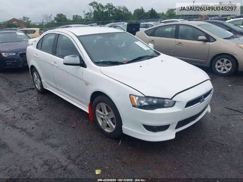 2009 Mitsubishi Lancer Es/Es-Sport VIN: JA3AU26U49U045297 Lot: 42254059