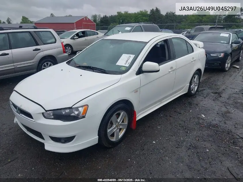2009 Mitsubishi Lancer Es/Es-Sport VIN: JA3AU26U49U045297 Lot: 42254059